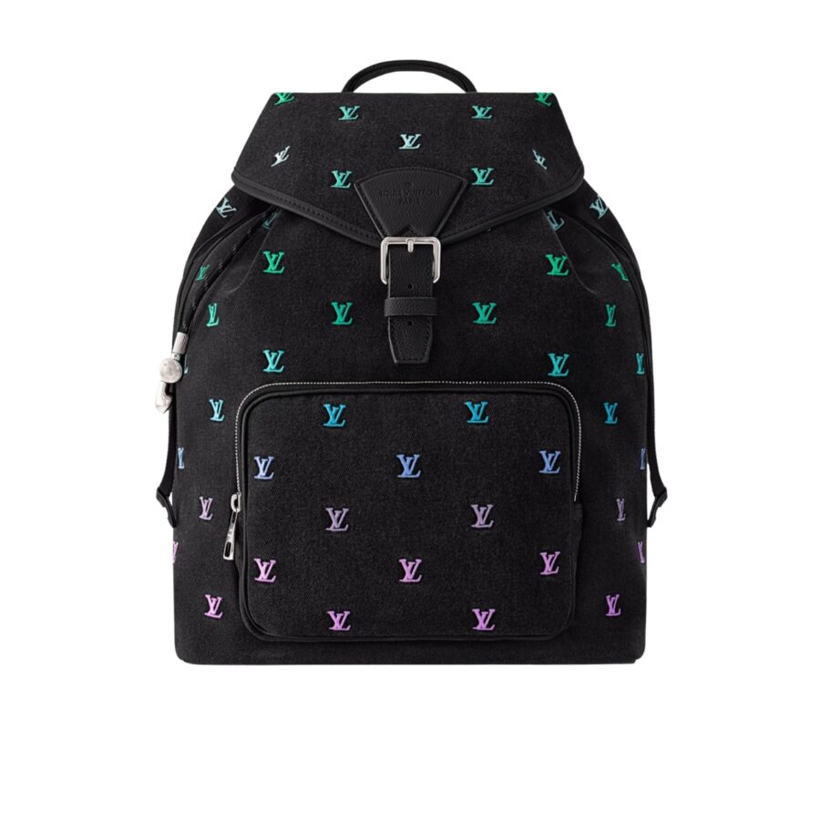Louis Vuitton Montsouris Backpack Black 40cm M14135