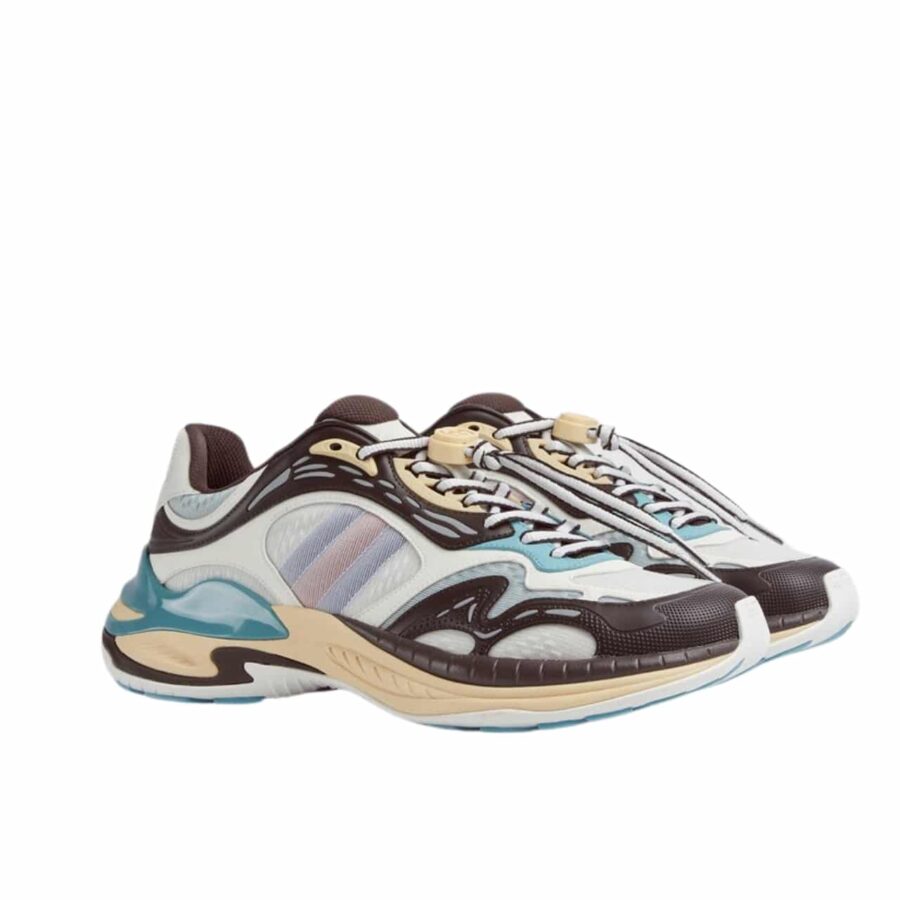 Gucci Men 20 Trainer Black And Grey 814040 Fad5t 9063