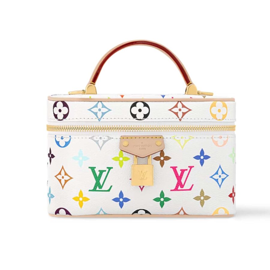 Louis Vuitton X Takashi Murakami Vanity Chain Pouch White 20cm M13662