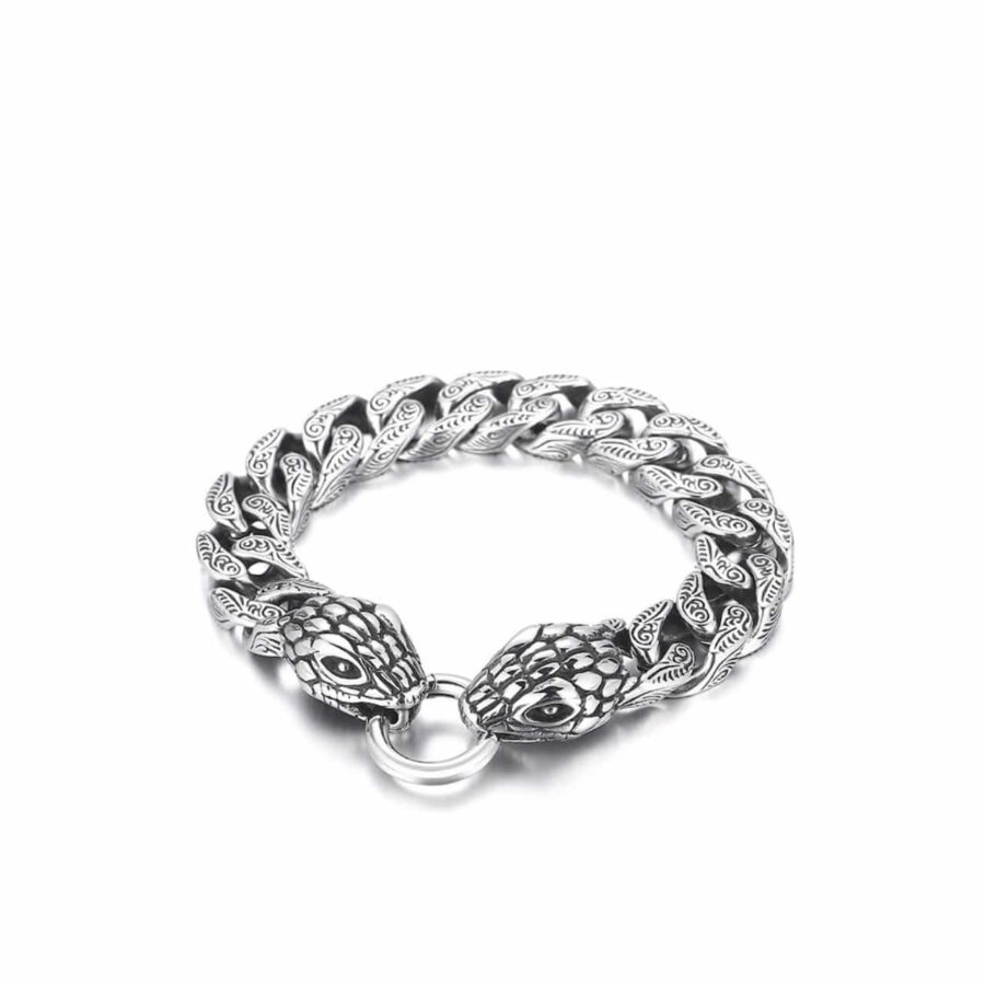 Gucci Snake Bracelet Silver