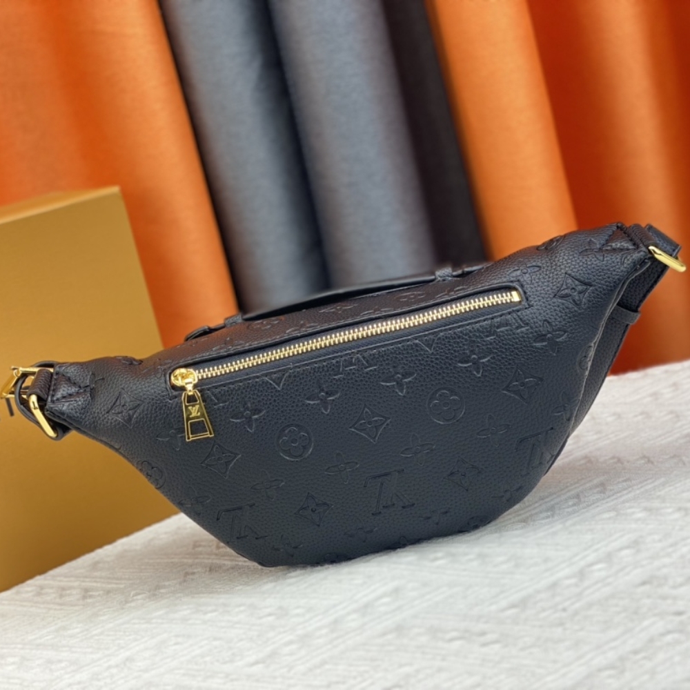 Louis Vuitton Monogram Empreinte Bumbag Black 37Cm M44812 - Image 5