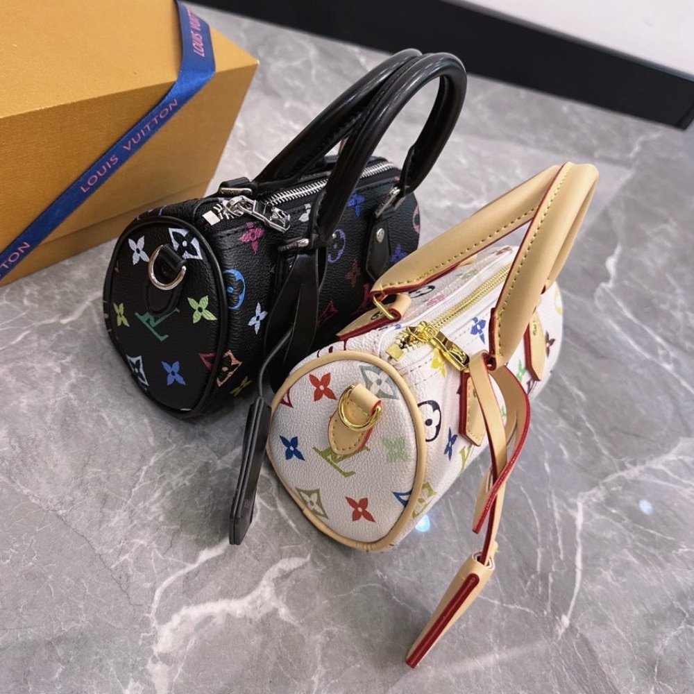 Louis Vuitton X Takashi Murakami Nano Speedy Black Multicolored 16Cm M13406 - Image 5