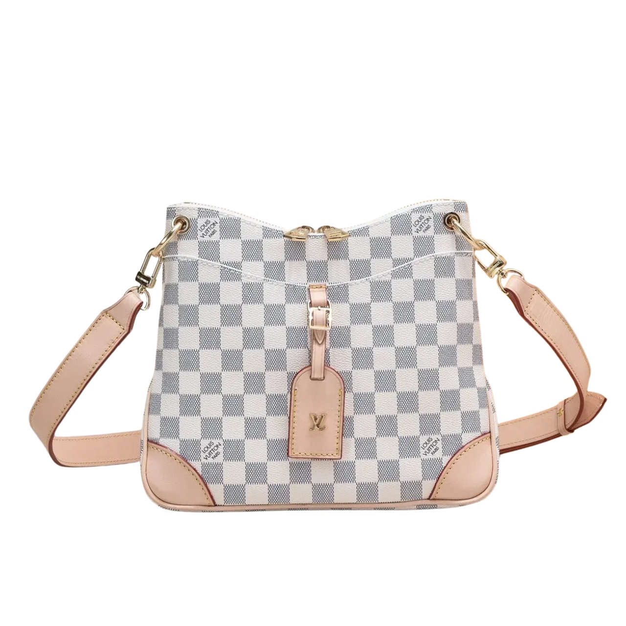 Louis Vuitton Odéon Shoulder Bag Damier Azur 26Cm