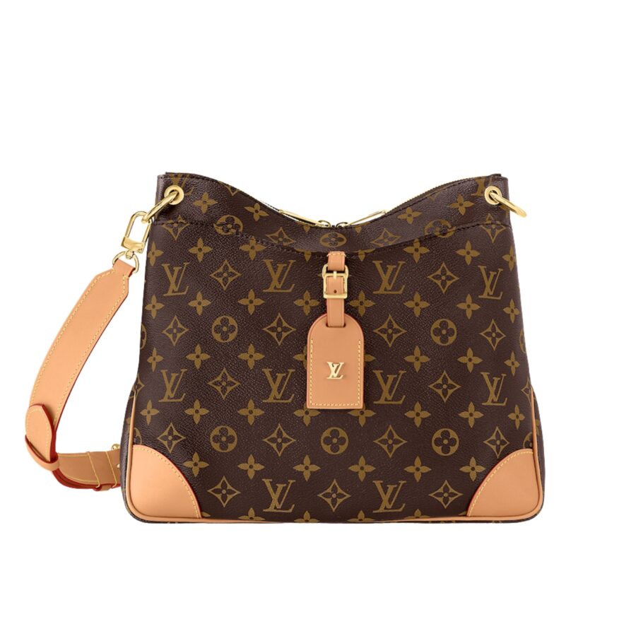 Louis Vuitton Odéon Mm Monogram Canvas Natural 31Cm M45355