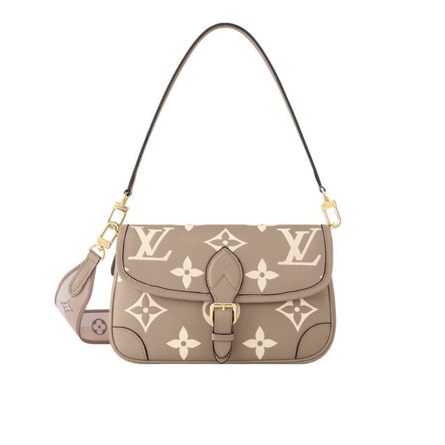 Louis Vuitton Diane Monogram Empreinte Leather Beige 24Cm M46583