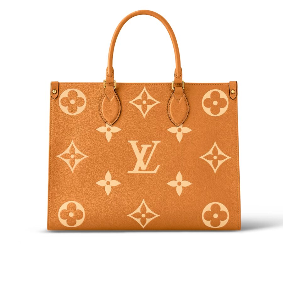 Louis Vuitton Onthego Mm Tote Bag Orange 35Cm M45982