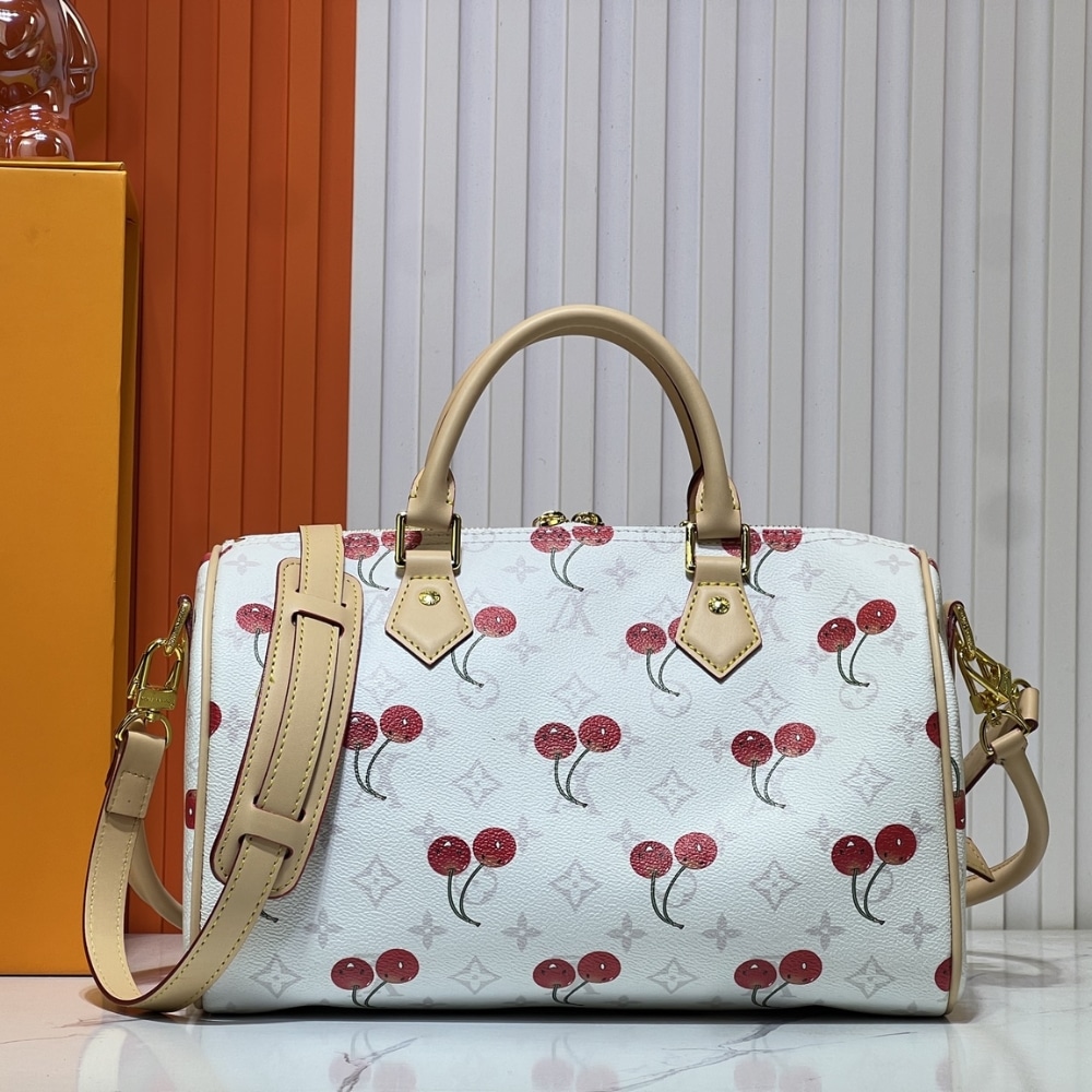 Louis Vuitton X Takashi Murakami Monogram Cerise Speedy 30 White 30Cm M14238 - Image 4