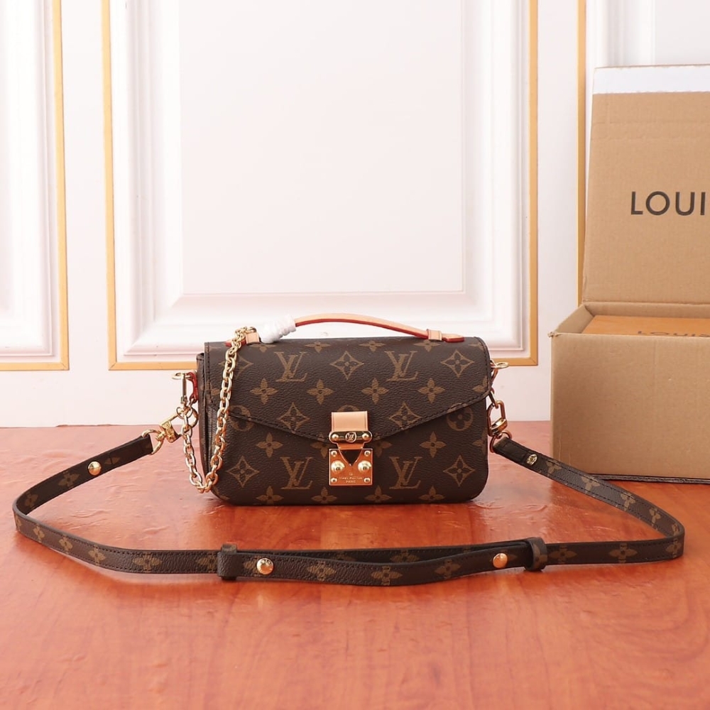 Louis Vuitton Pochette Métis East West Monogram Canvas Brown 21Cm M46279 - Image 2