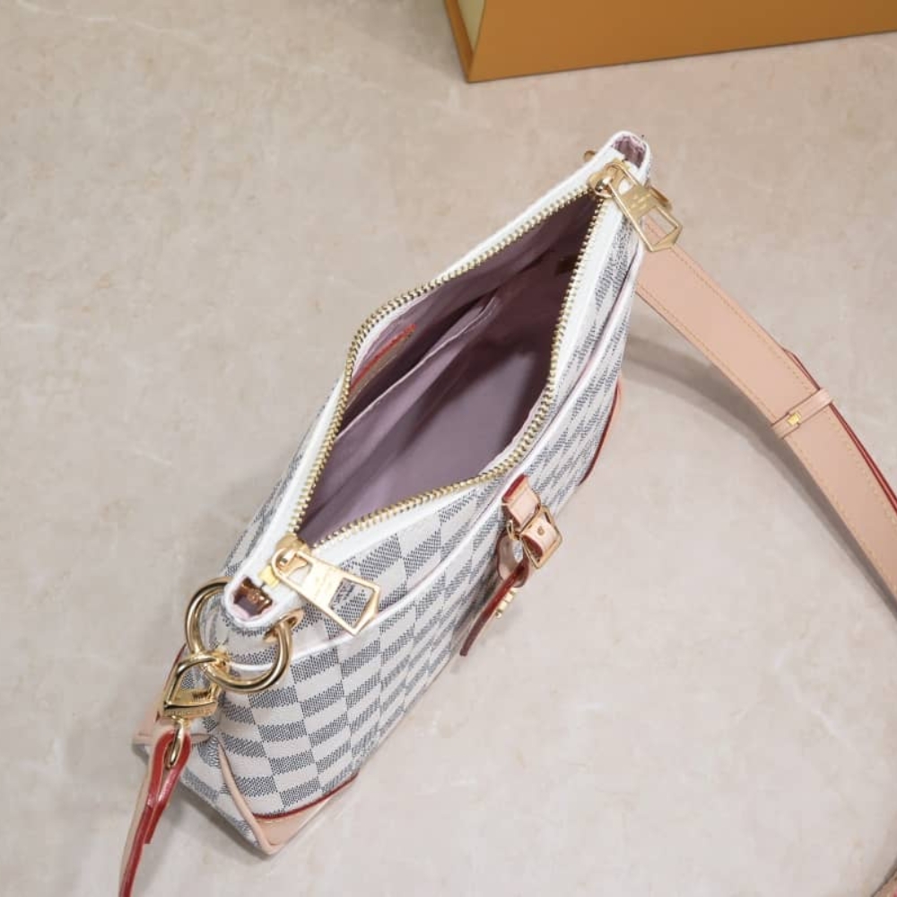 Louis Vuitton Odéon Shoulder Bag Damier Azur 26Cm - Image 6