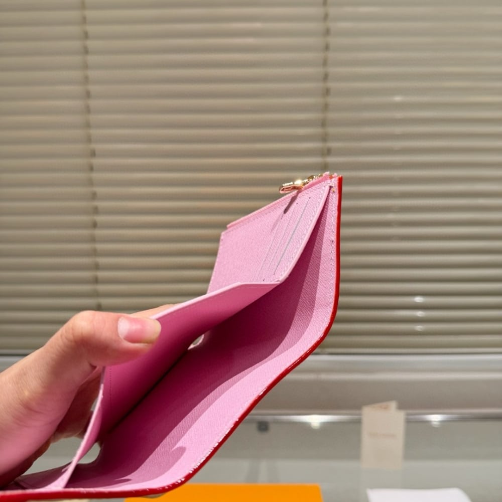 Louis Vuitton X Takashi Murakami Victorine Wallet Sakura Brown 12Cm M13427 - Image 5