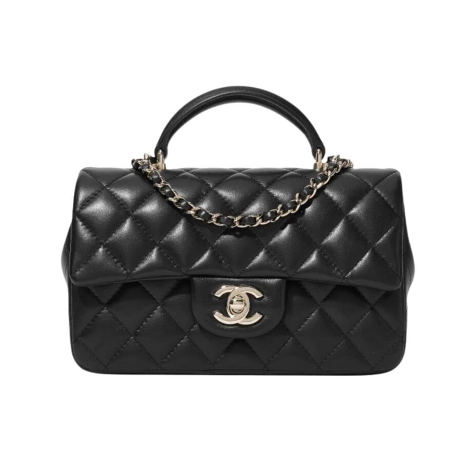 Chanel Mini Flap Bag Black 20cm
