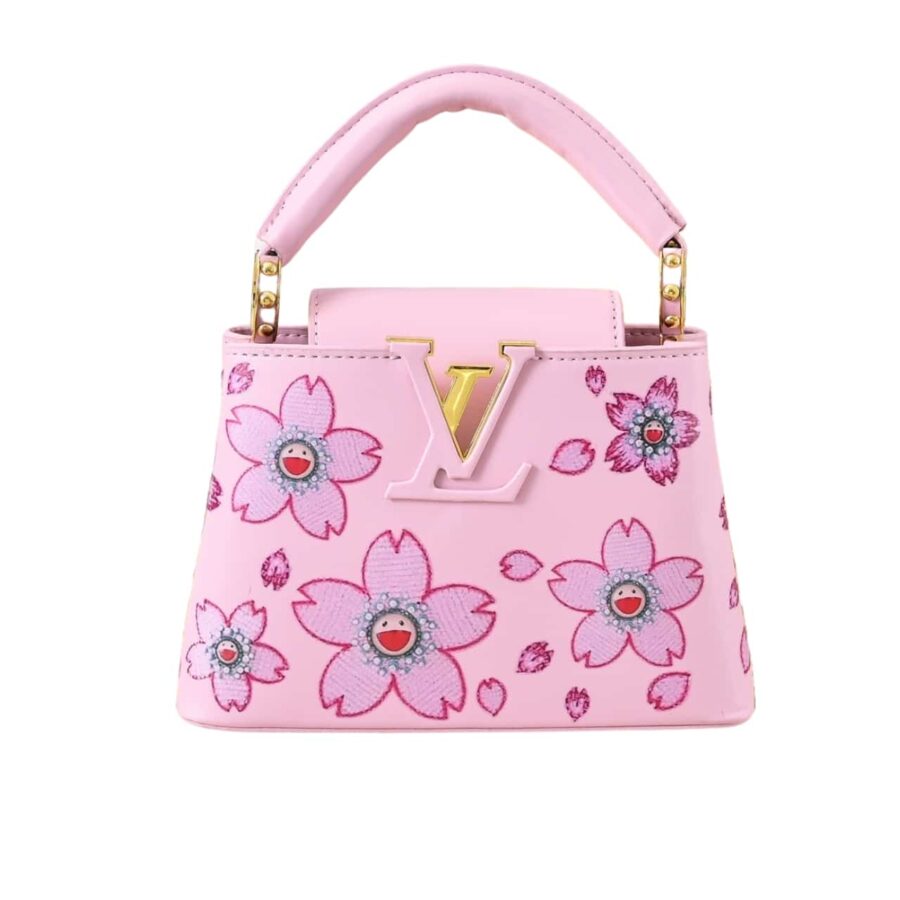 Louis Vuitton X Takashi Murakami Capucines Mini Pink 21Cm M13249