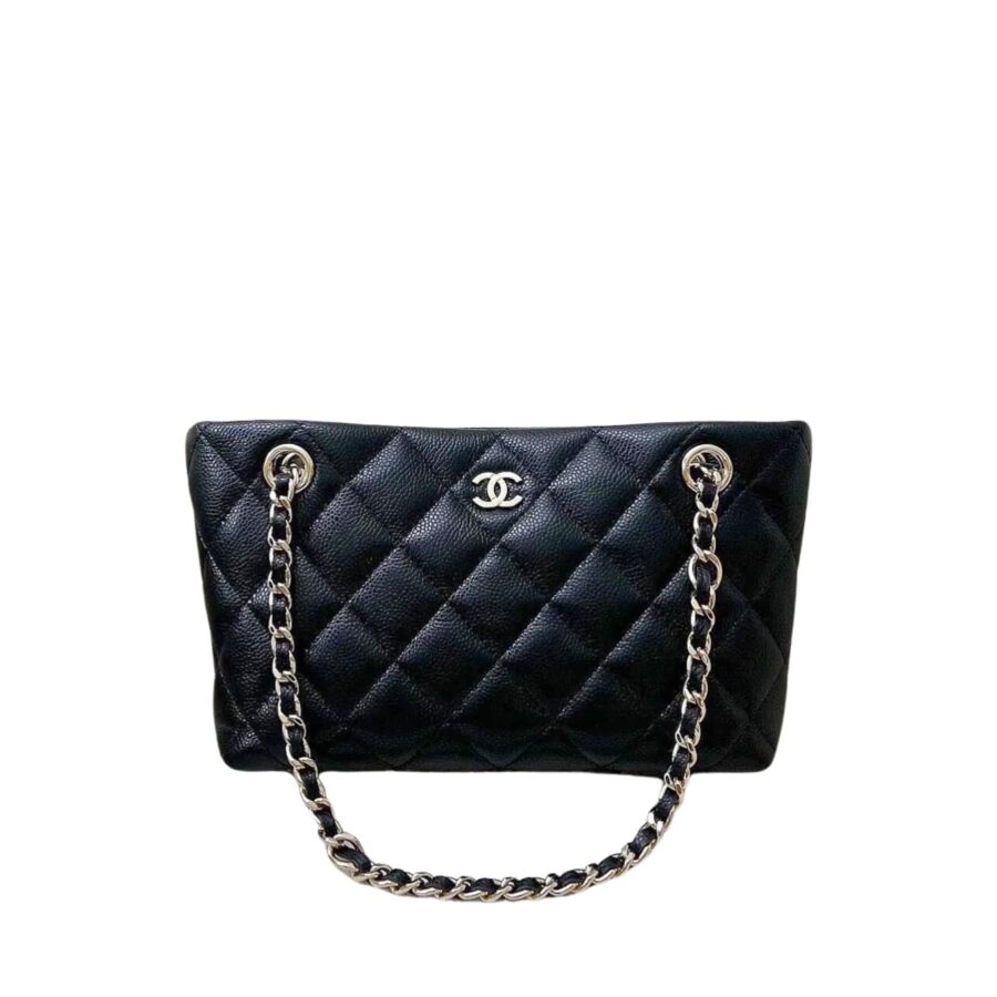 Chanel Clutch With Chain Bag Black 20cm