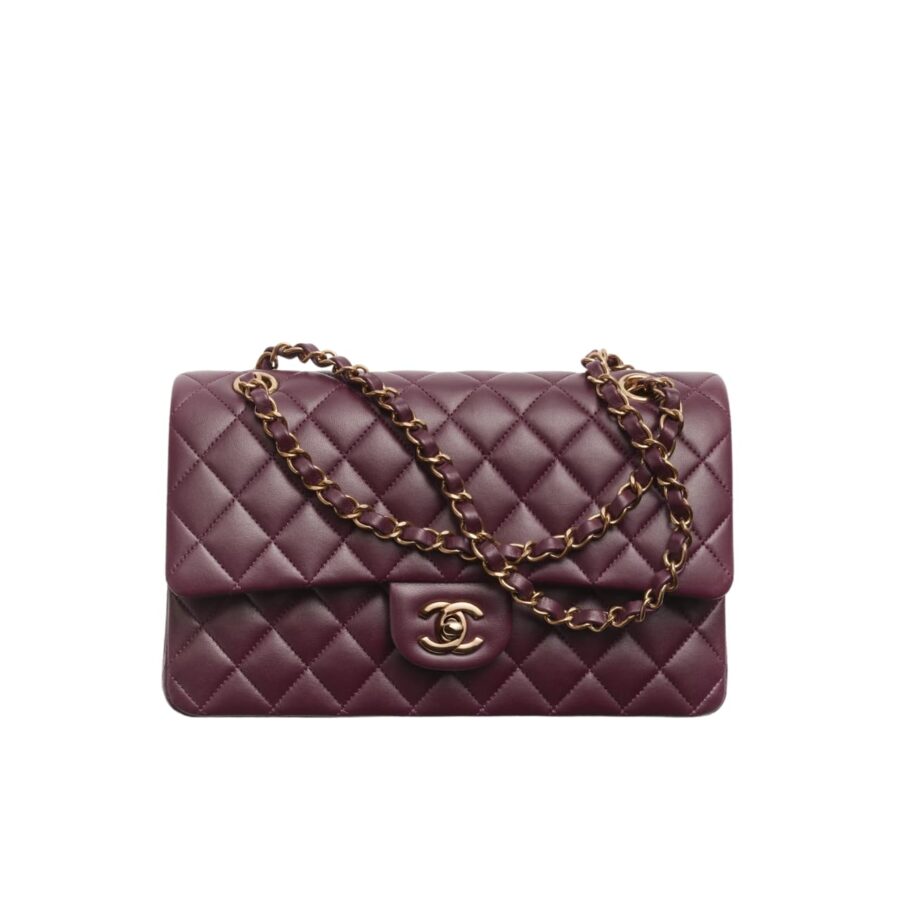 Chanel Classic Handbag Red 25Cm