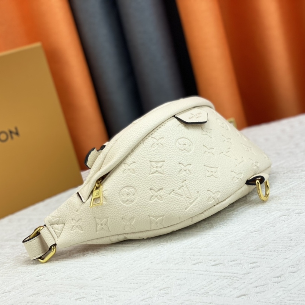 Louis Vuitton Monogram Empreinte Bumbag Creme 37Cm M44836 - Image 2