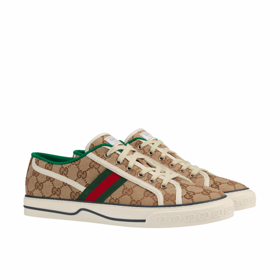 Gucci Tennis 1977 Sneaker Beige Abony 606111 Hvk20 9766