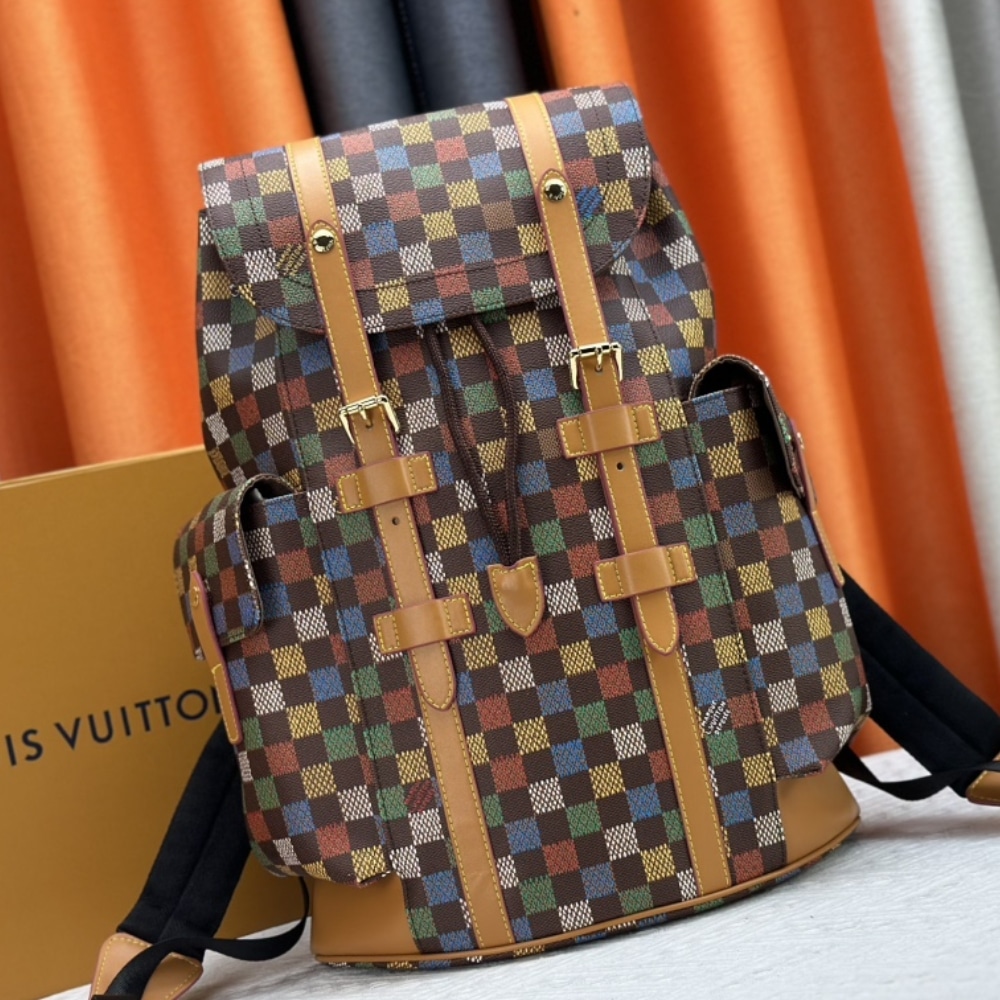 Louis Vuitton Christopher MM Backpack Multicolor 44Cm N00163 - Image 2