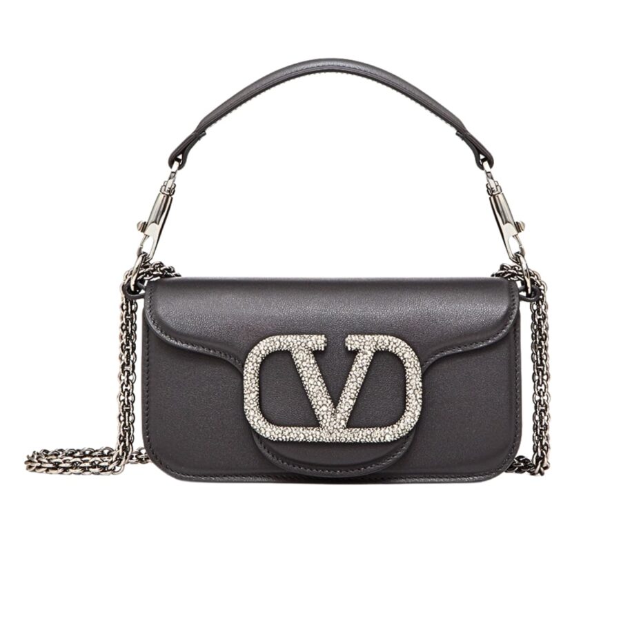 Valentino Locò Small Jewel Logo Black 20cm 3w2b0k53cwr249