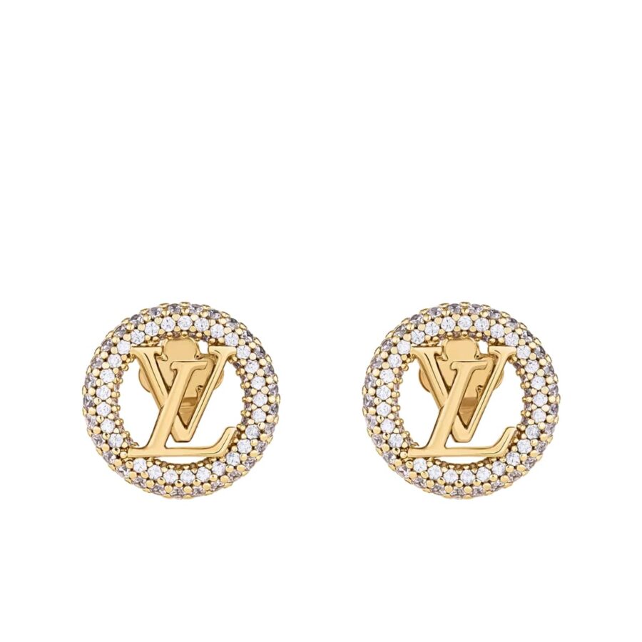 Louis Vuitton Louise By Night Earrings Gold M00757