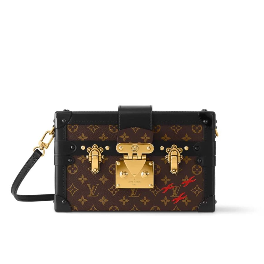 Louis Vuitton Petite Malle Monogram Dark Brown 20Cm M45943