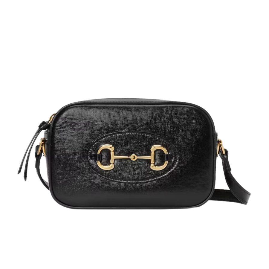 Gucci Horsebit 1955 Mini Shoulder Bag Black 18Cm 760196 1Aaqd 1000
