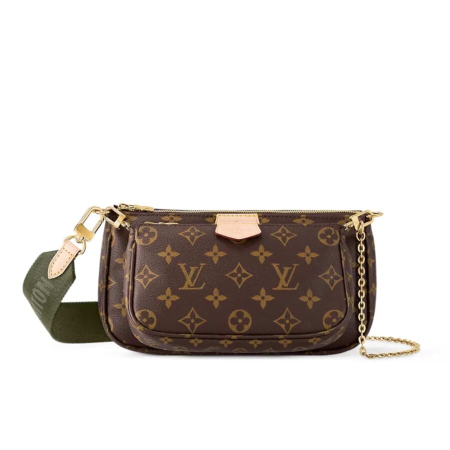 Louis Vuitton Multi Pochette Accessoires Khaki 24cm M44813