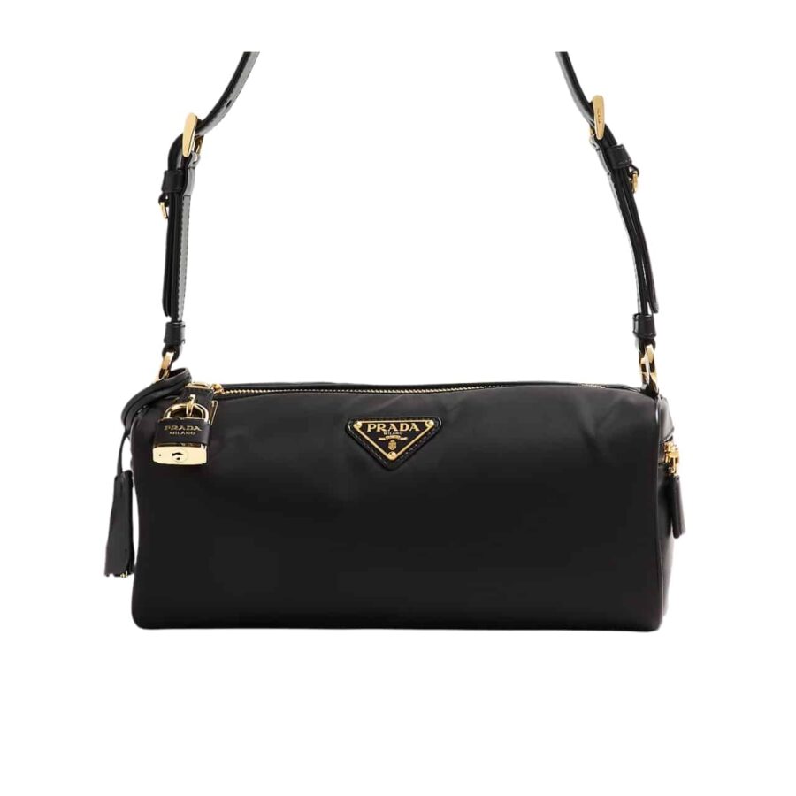 Prada Re Nylon Pouch Black 28cm 1ne058 2c05 F0002