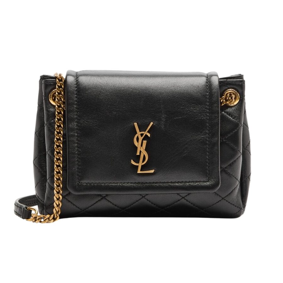 Saint Laurent Mini Nolita In Black 18cm 6727381el071000