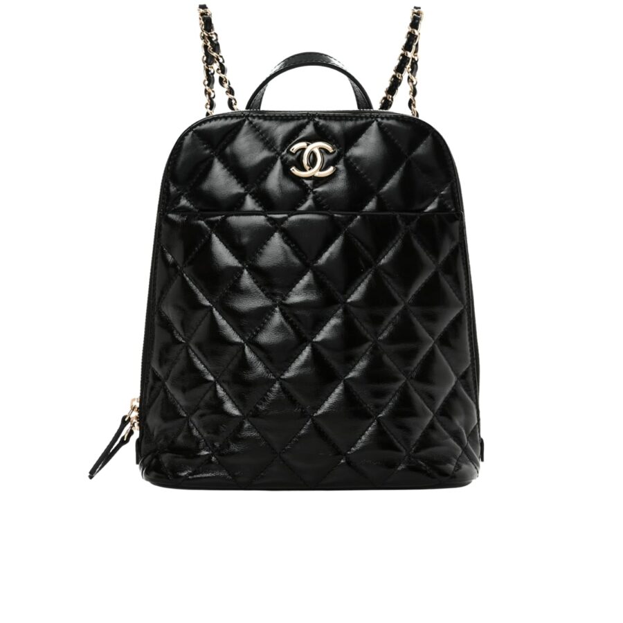 Chanel My Pocket Backpack Shiny Black 24cm