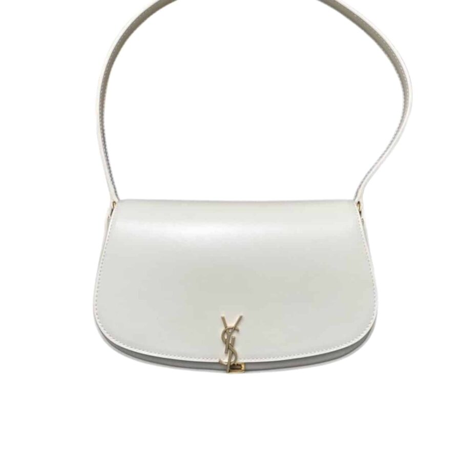 Saint Laurent Mini Voltaire In Box White 17Cm