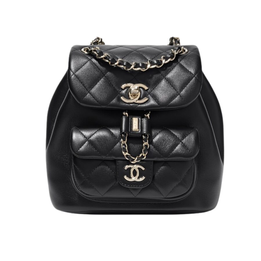 Chanel Mini Duma Backpack Black 20Cm As2908 B09750 94305