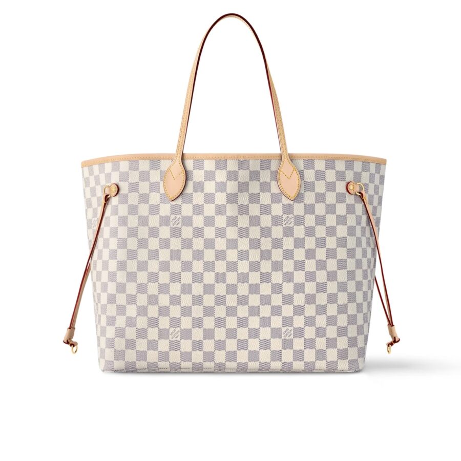 Louis Vuitton Neverfull Gm Damier Azur Canvas Beige 39Cm N40602