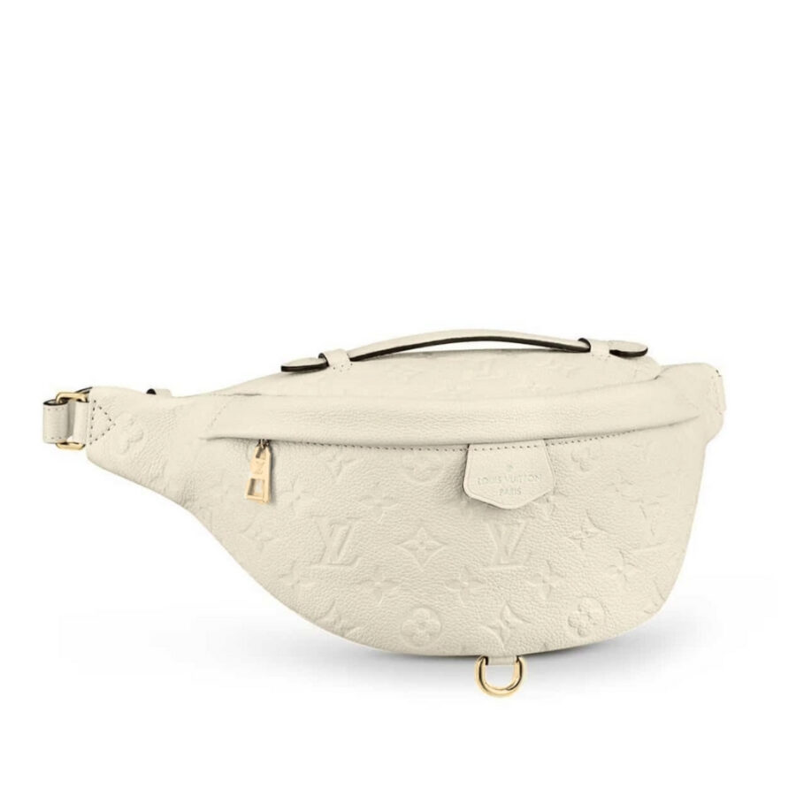 Louis Vuitton Monogram Empreinte Bumbag Creme 37Cm M44836