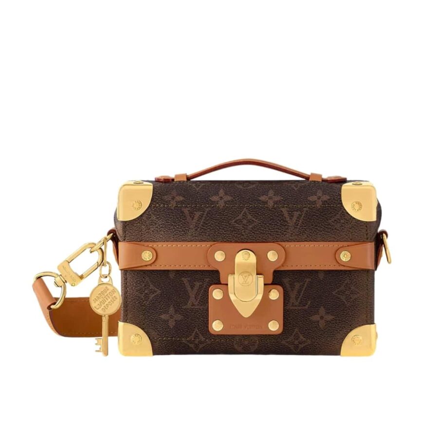 Louis Vuitton Soul Trunk Monogram Dust Coated Canvas Brown 15Cm M11535