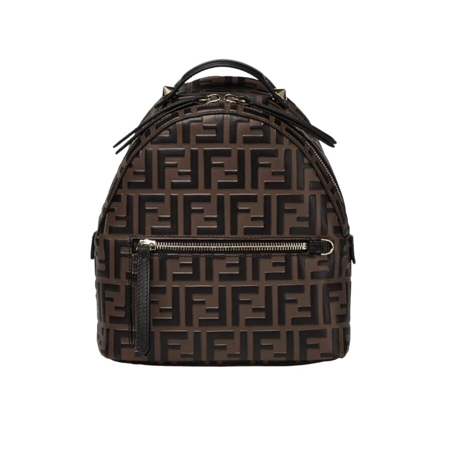 Fendi Mini Backpack Brown 22cm 8bz038a5tlf13vk