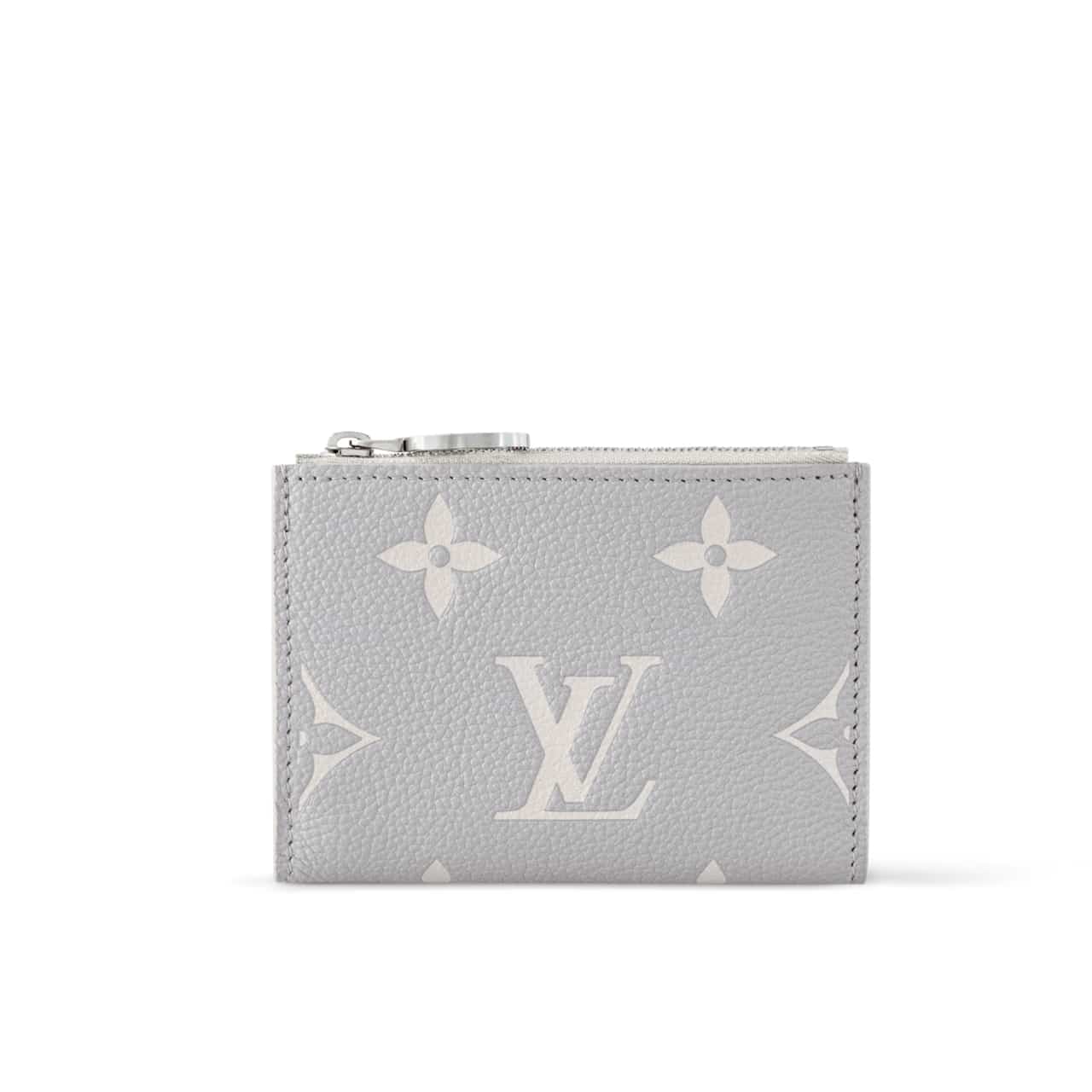 Louis Vuitton Lisa Wallet Bicolor Monogram Brume Gray 11Cm M13797