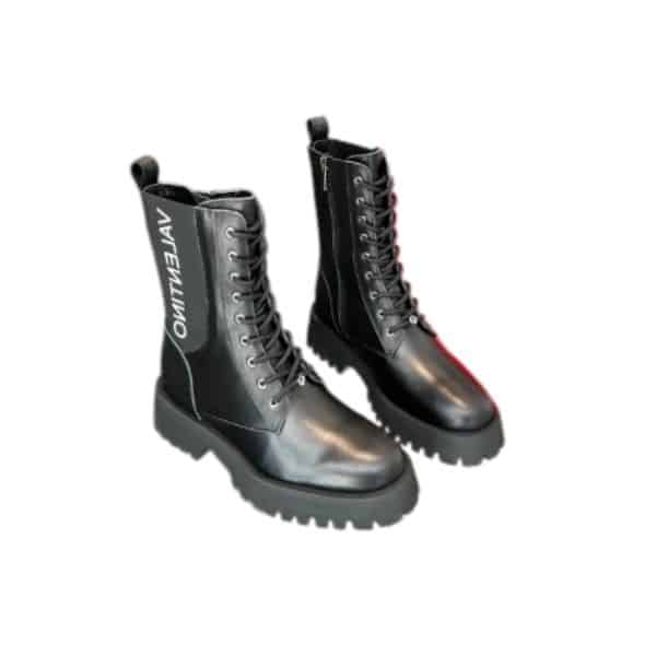Valentino Garavani Combat Boot Black